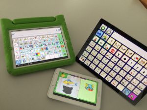 Tablets mit Apps für die Kommunikation